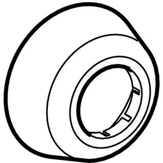 Geberit Wandrosette tief 1-teilig d50 894.094.11.1, weiß – Bild 3