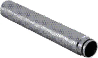 Geberit Verlängerungsrohr f.WT-Ablauf 40mm, 241.502.11.1 weiß
