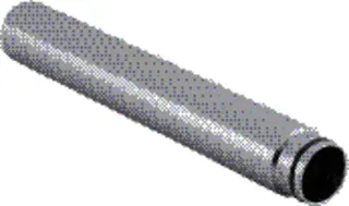 Geberit Verlängerungsrohr f.WT-Ablauf 40mm, 241.502.21.1 hochglanz verchromt