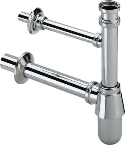 Viega Flaschengeruchverschluss 5753.02 in G1 1/4x G1 1/4 x 240mm ms verchromt