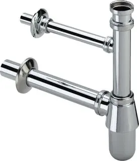 Viega Flaschengeruchverschluss 5753.02 in G1 1/4x G1 1/4 x 240mm ms verchromt