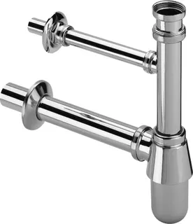 Viega Flaschengeruchverschluss 5753.02 in G1 1/4x G1 1/4 x 240mm ms verchromt – Bild 2