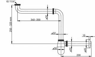 KÖNIG-Spezial-Tassensifon GEDAU 11/4" – Bild 2