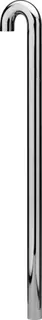 Viega Bodenrohr 180 Grad 5611-147 in 32x680mm Messing verchromt – Bild 2