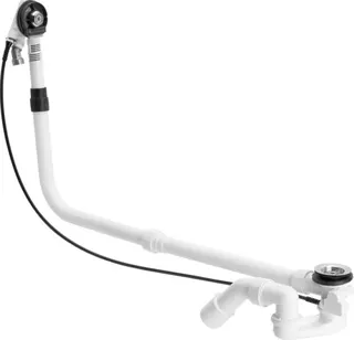 Viega Ab-und Überlauf Multiplex Trio 6161.72 in 1070mmxDN40/50 verchromt – Bild 2