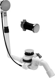 Viega Ab-und Überlauf Multiplex Trio F 6145.4 in 540mm x DN40/50 verchromt