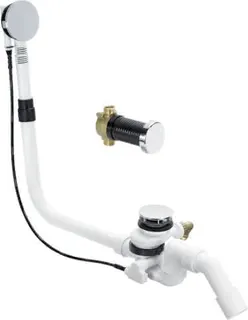 Viega Ab-und Überlauf Multiplex Trio F 6145.5 in 725mmxDN40/50 verchromt
