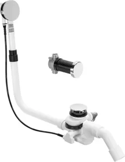 Viega Ab-und Überlauf Multiplex Trio F 6145.5 in 725mmxDN40/50 verchromt – Bild 2