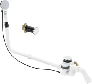 Viega Ab-und Überlauf Multiplex Trio F 6145.6 in 1070mmxDN40/50 verchromt