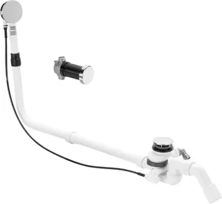Viega Ab-und Überlauf Multiplex Trio F 6145.6 in 1070mmxDN40/50 verchromt – Bild 2
