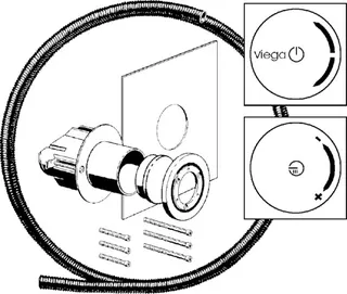 Viega Montageset 6146.36 in Kunststoff schwarz – Bild 3