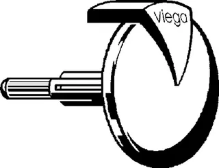Viega Drehrosette Visign MT1/RT1 6161.03 aus Kunststoff verchromt – Bild 3
