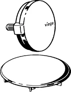 Viega Ausstattungsset 6142.01 in Kunststoff verchromt – Bild 3