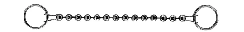 Kugelkette d.4,5mm 60cm lang mit 2 Splentringen