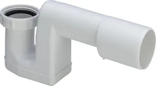 Viega Geruchverschluss 6889 in G1 1/2 x DN40/50 Kunststoff weiss