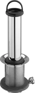 Viega Standrohrventil 45.1 in G1 1/2 x70x70x120mm Messing verchromt – Bild 2