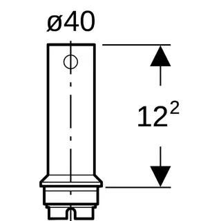 Geberit Standrohr a.Plexiglas 352.348 – Bild 4