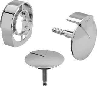 Viega Ausstattungsset Multiset Trio 6161.05 aus Kunststoff verchromt – Bild 2