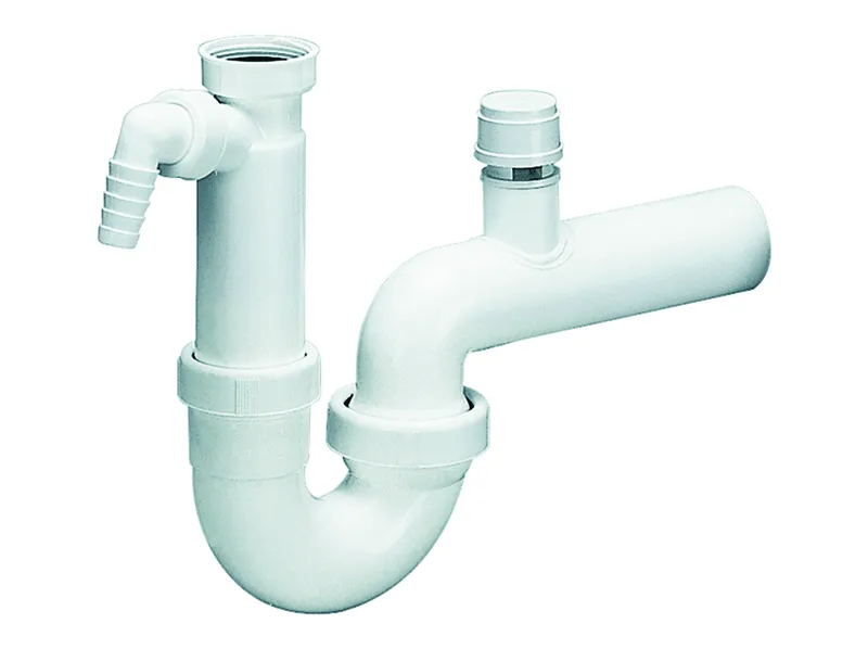 Röhren-Siphon 100/1 SLR, mit Rohrbelüfter, 1 1/2" x DN 50