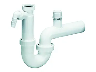 Röhren-Siphon 100/1 SLR, mit Rohrbelüfter, 1 1/2" x DN 50
