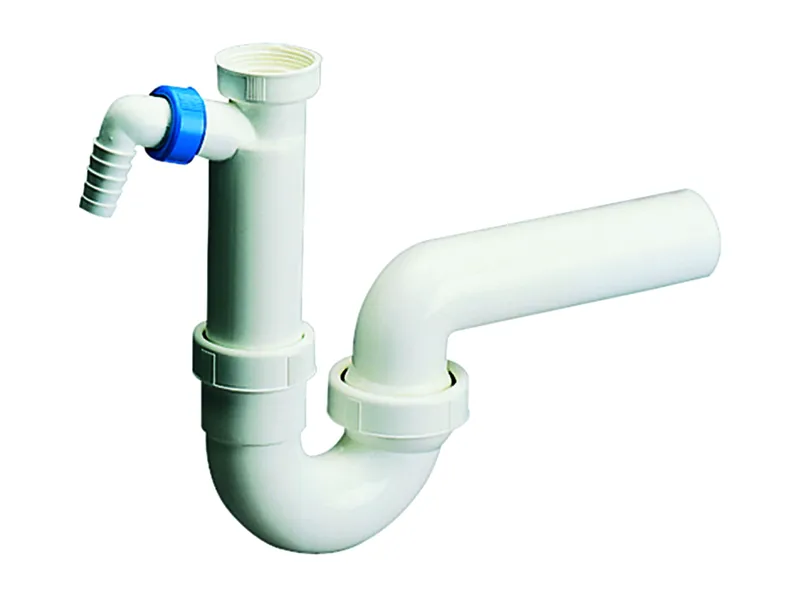 Röhren-Siphon 100/1 SLRS, m. Rückflusssperre, 1 1/2" x DN 50