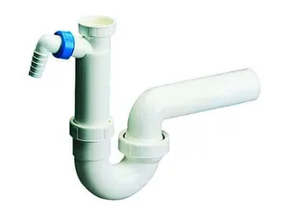 Röhren-Siphon 100/1 SLRS, m. Rückflusssperre, 1 1/2" x DN 50 – Bild 2