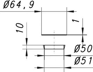 Dichtung K 50 + Gleitring für Kugelgelenk – Bild 4