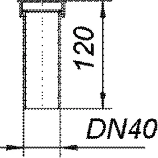 Tauchrohr 010/0, 120 mm, 1 1/2" x DN 40 – Bild 4