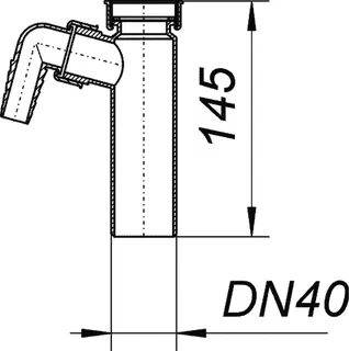 Tauchrohr 010/1, 145 mm, 1 1/4" x DN 40 – Bild 4