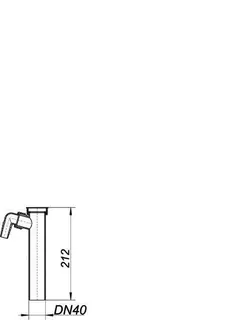 Tauchrohr 010/1, 210 mm, 1 1/2" x DN 40 – Bild 3