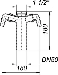 Tauchrohr 010/2, 180 mm, 1 1/2" x DN 50 – Bild 3