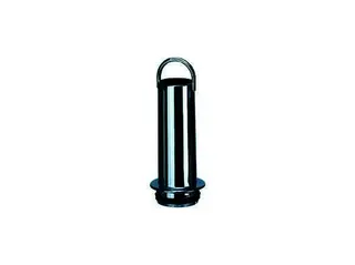 Standrohr, Kunststoff, verchromt, 100 mm – Bild 2
