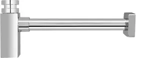 sanibel-Designsiphon quadratisch DN 32 (11/4") verchromt