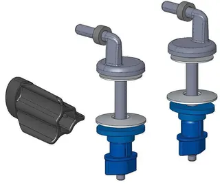 HARO Bügelscharnier B0301Y Nylon