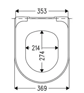 sanibel 3000/3001-WC-Sitz mit Deckel SoftClose und Take Off-Befestigung weiß – Bild 2
