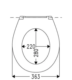 sanibel-WC-Sitz Universal rund m. Deckel SoftClose und Take Off-Befestigung weiß – Bild 2