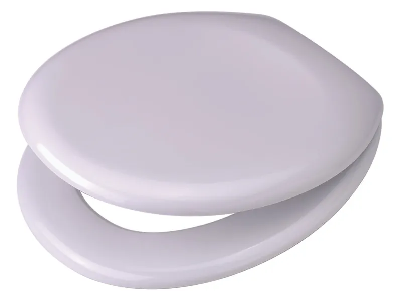 pagette WC-Sitz Rondo weiß, m. EdelstBef., Duroplast