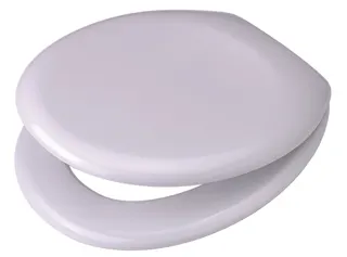 pagette WC-Sitz Rondo weiß, m. EdelstBef., Duroplast