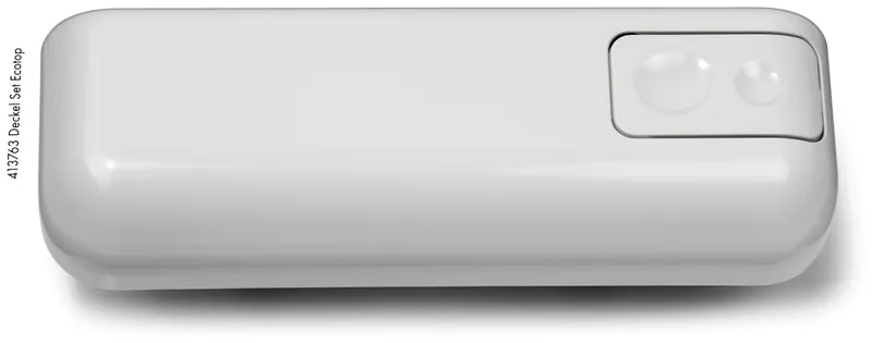 pagette Deckel-Set Ecotop 9 l weiß, inkl. Taste