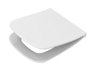 WC-Sitz m. D. Typ S006379 zu DuraStyle Absenkautomatik Edelstahl abnehmbar weiß