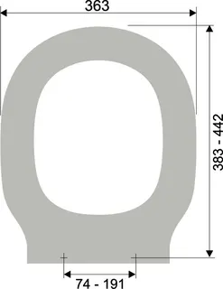 WC-Sitz m. D. Typ SE712701 zu Connect Absenkautomatik Edelstahl abnehmbar weiß – Bild 2