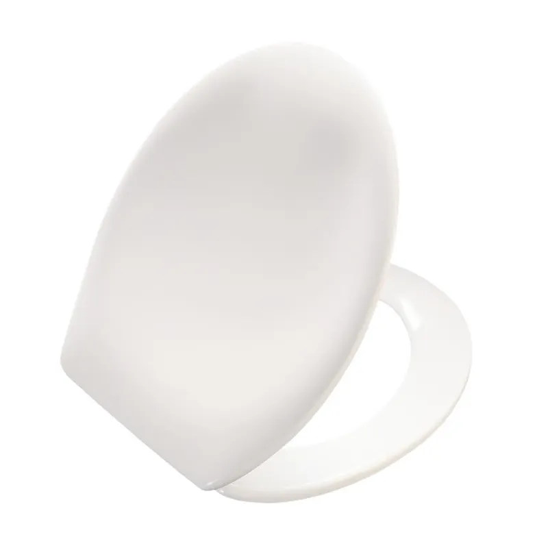 WC-Sitz Scandinavia m.Deckel Weiß Steckscharnier Edelstahl