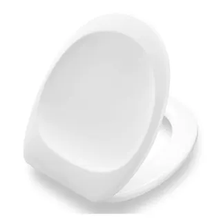 WC-Sitz Dania 982 m.Deckel Weiß Universalscharnier, Edelstahl