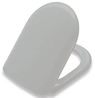 WC-Sitz Magnum m.Deckel Manhattan Festscharnier, Edelstahl
