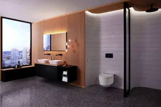 Geberit AquaClean Mera Comfort WC-Komplettanlage UP WWC glanzverchromt – Bild 3
