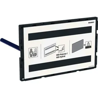 Geberit Abdeckplatte Omega flächenbündig 115.087.00.1 – Bild 2