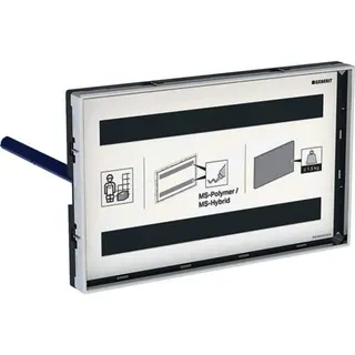 Geberit Abdeckplatte Omega flächenbündig mit Sichtrahmen, 115.088.00.1 – Bild 2