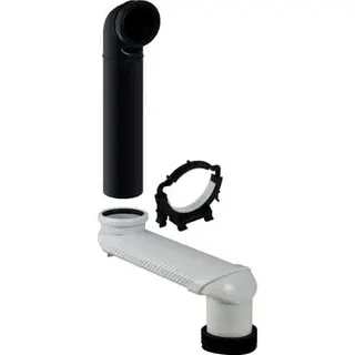Geberit Set Versprungbogen für Wand-WC d90x110, grau – Bild 2