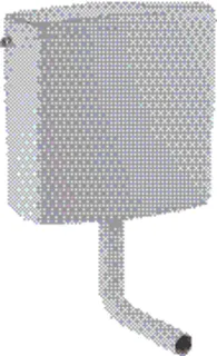 Geberit AP-Spülkasten AP140 tiefhängend, 140.000.CG.1 manhattan