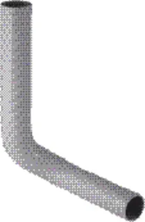 Geberit Spülbogen 8cm Nr. 118.113.11 weiß rechts